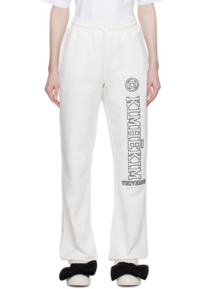 KIMHĒKIM White Universe Lounge Pants