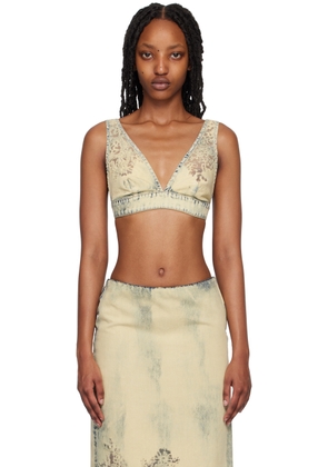 Diesel Blue De-Janys-Fsc Denim Camisole