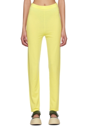 Studio Nicholson Yellow Forta Leggings