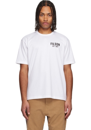 Junya Watanabe White Filson Edition Cotton Jersey T-shirt