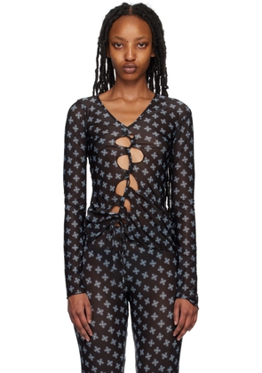 AVAVAV SSENSE Exclusive Black Long Sleeve T-Shirt