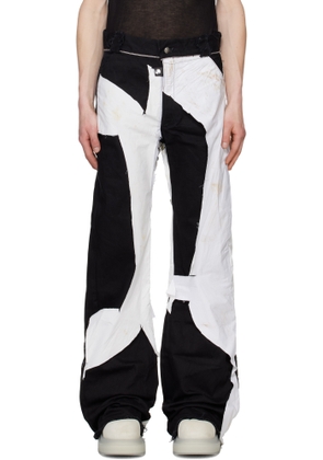 Swampgod White & Black Cutout & Swampwash Trousers