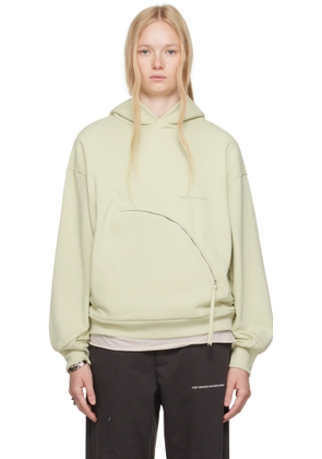 POST ARCHIVE FACTION (PAF) Yellow 8.0 Center Hoodie