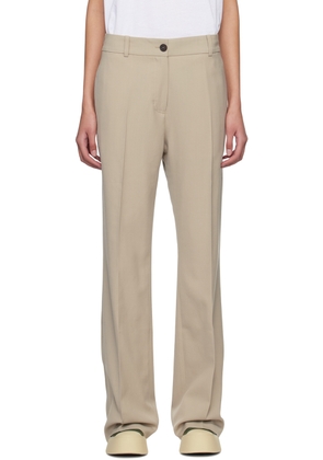Studio Nicholson Beige Rie Trousers
