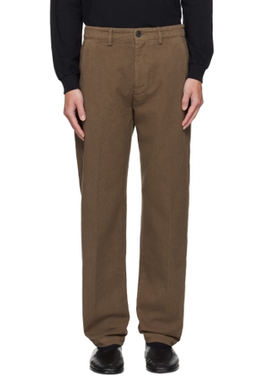 Dries Van Noten Brown Overdyed Trousers