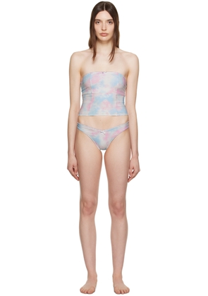 Frankies Bikinis SSENSE Exclusive Multicolor Peace & Enzo Bikini