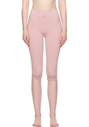 SKIMS Pink Vintage Shapewear Capri Leggings