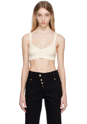 TOM FORD White V-Neck Bra