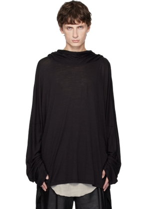 Rick Owens Black Concordians Tunic Hoodie