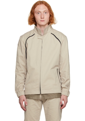 Olly Shinder Beige Quad Zip Jacket