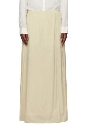 Ruohan Beige Kos Maxi Skirt