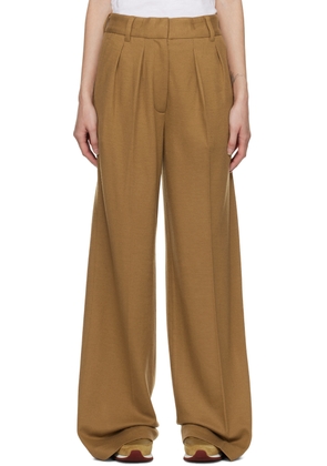 rag & bone Brown Shelly Wide-Leg Trousers