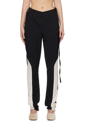 Ottolinger Black Asymmetric Trousers
