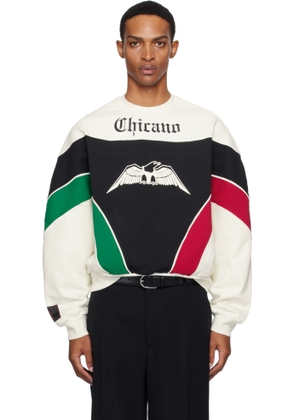 WILLY CHAVARRIA White adidas Originals Edition Fleece Crewneck Sweatshirt