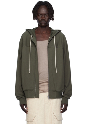 Rick Owens Khaki Concordians Windbreaker Hoodie