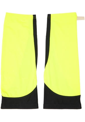 TMS.SITE SSENSE Exclusive Yellow & Black Paneled Socks