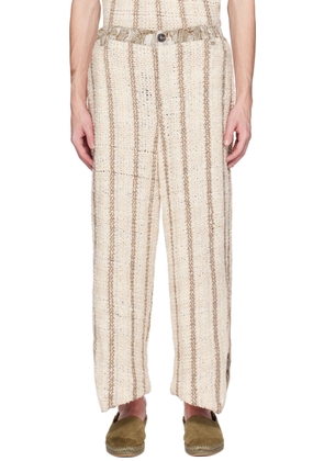 VITELLI SSENSE Exclusive Beige Trousers