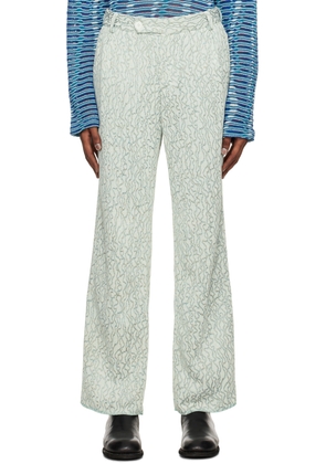 VITELLI SSENSE Exclusive Blue Trousers