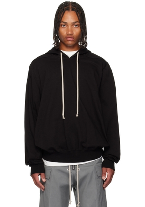 Rick Owens Black Concordians Heavy Jersey Hoodie