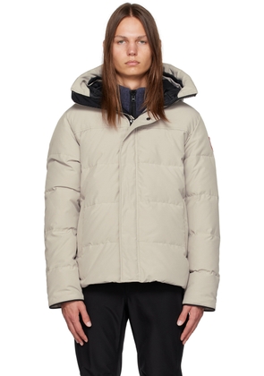 Canada Goose Beige MacMillan Down Jacket