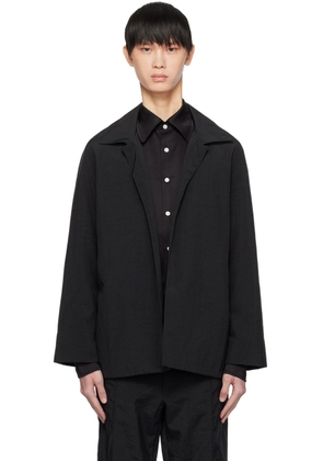 Factor's Black Notched Lapel Jacket