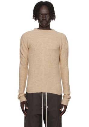 Rick Owens Beige Concordians Headon Pull Sweater
