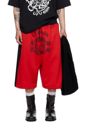 LU'U DAN Red CLOT Edition Basketball Shorts