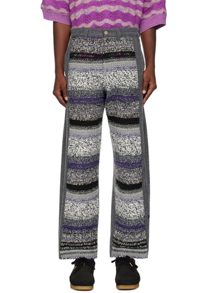 VITELLI Gray Paneled Jeans