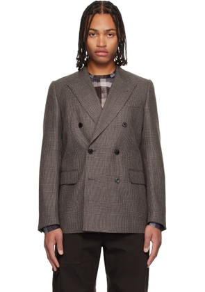 Dries Van Noten Brown Wool Blazer