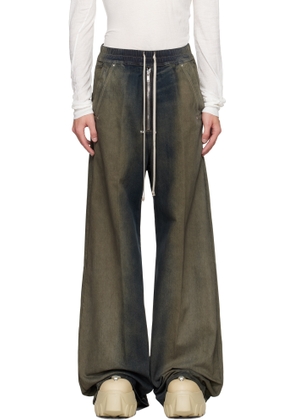 Rick Owens Gray Concordians Wide Bela Jeans