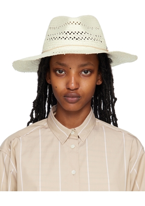 rag & bone Off-White Elle Perf Fedora