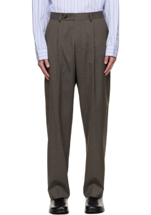 mfpen Taupe Formal Trousers