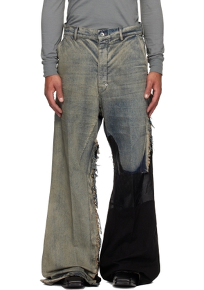 Rick Owens Gray & Black Concordians Joris Jeans