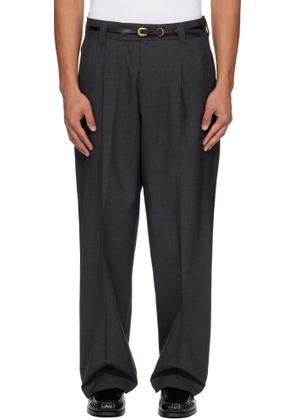 mfpen Gray Patch Trousers