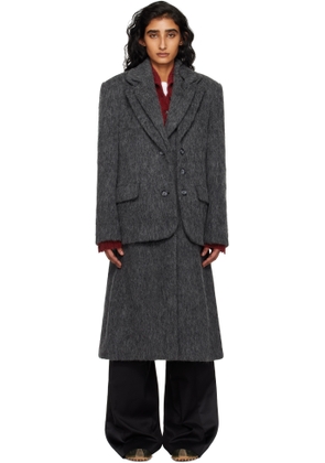 Andersson Bell Gray Layered Blazer Coat