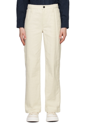 rag & bone Beige Sid Trousers