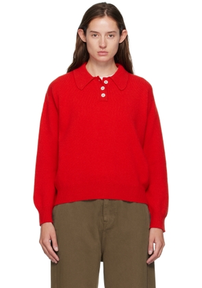 &Daughter Red Edith Polo