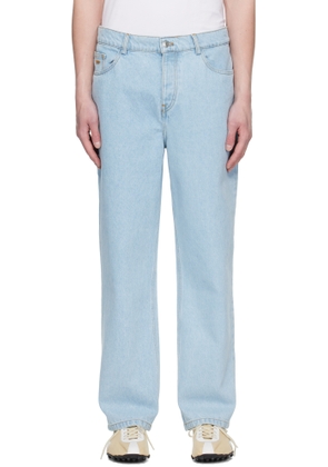 Maison Kitsuné Blue Relaxed Jeans