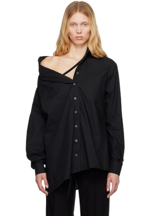 Ann Demeulemeester Black Daria Drop Shoulder Shirt