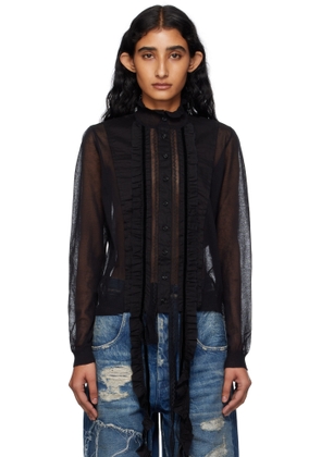 Ann Demeulemeester Black Monya Blouse