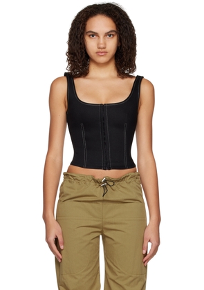 Yuzefi Black Hook-Eye Camisole