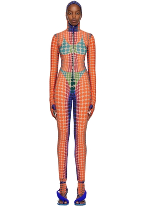 Jean Paul Gaultier Orange Dots Jumpsuit