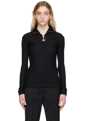 Han Kjobenhavn Black Half Zip Sweater