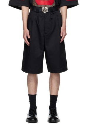 WILLY CHAVARRIA Black Borracho Shorts