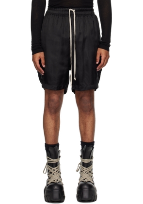 Rick Owens Black Concordians Boxers Shorts