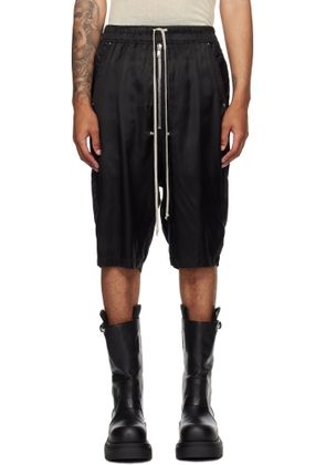Rick Owens Black Concordians Bela Pods Shorts