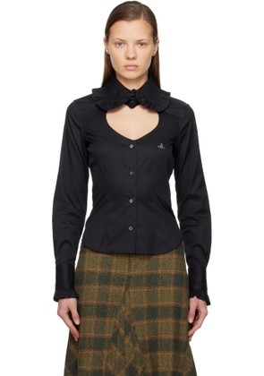 Vivienne Westwood Black Toulouse Frill Shirt