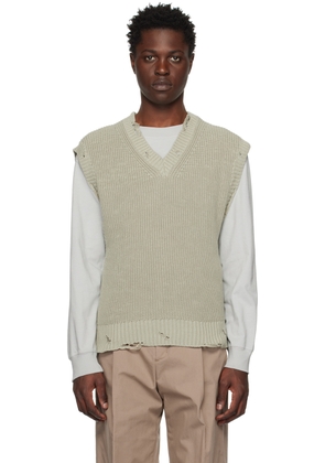 Han Kjobenhavn Beige Distressed Vest