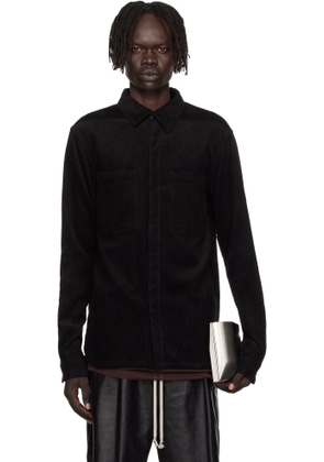 Rick Owens Black Concordians Work Shirt