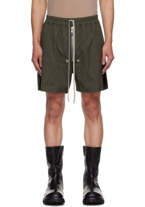 Rick Owens Khaki Concordians Bela Boxer Shorts